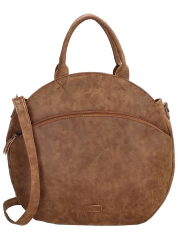 Beagles Henkeltasche "Blanes" in Hellbraun - (B)40 x (H)40 x (T)7,5 cm