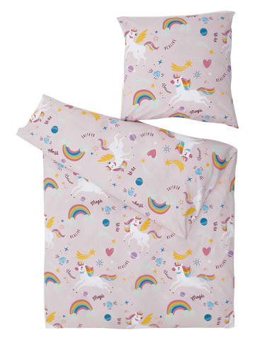 lamino Beddengoedset lichtroze