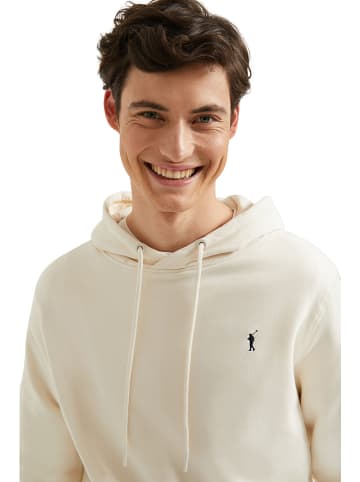 Polo Club Hoodie in Creme