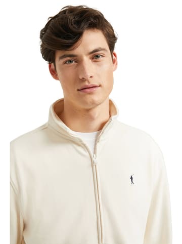 Polo Club Sweatjacke in Creme