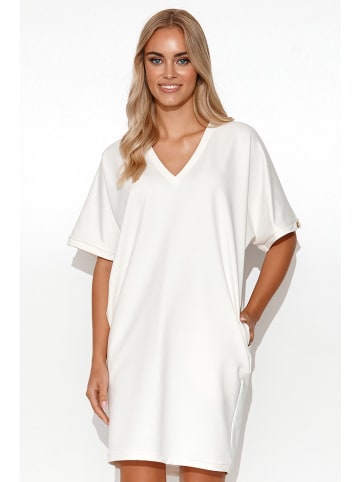 Makadamia Kleid in Weiß