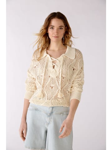 Oui Sweter w kolorze beżowym