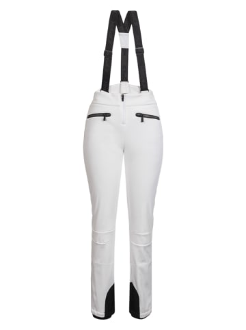 Icepeak Softshellowe spodnie narciarskie "Ellsworth" w kolorze białym