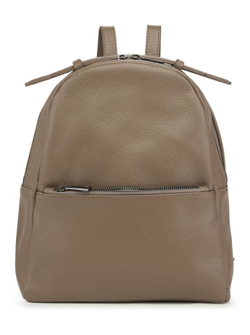 Florence Bags Skórzany plecak "Livia" w kolorze brązowym - 28 x 33 x 14 cm