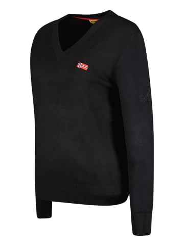 Geographical Norway Pullover "Falonne" in Schwarz