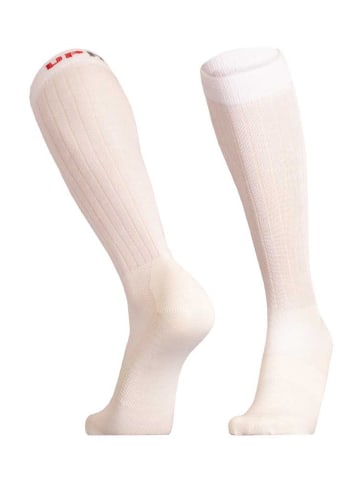 UphillSport Skarpety w kolorze białym do jazdy konnej