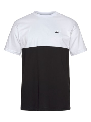 Vans Koszulka "Colorblock" w kolorze czarno-białym