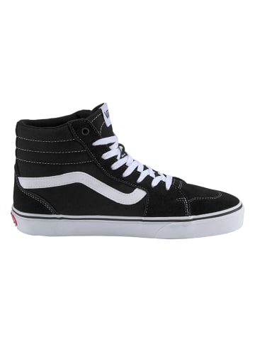 Vans Leder-Sneakers "Filmore Hi" in Schwarz/ WeiÃŸ