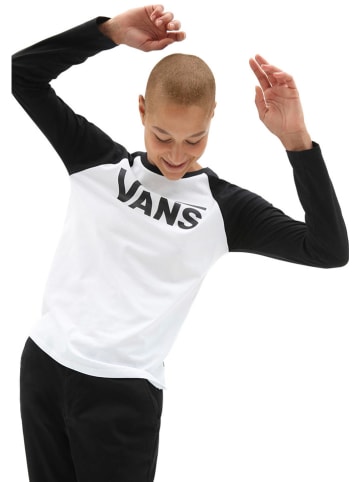 Vans Koszulka w kolorze biało-czarnym