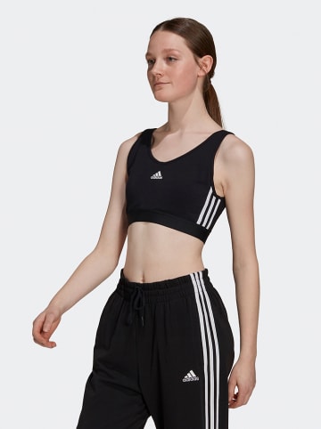 adidas Biustonosz sportowy "3S Cro" w kolorze szarym