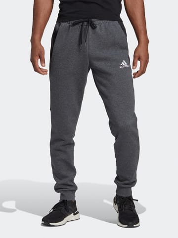 Adidas Spodnie dresowe "Camo PT" w kolorze szarym