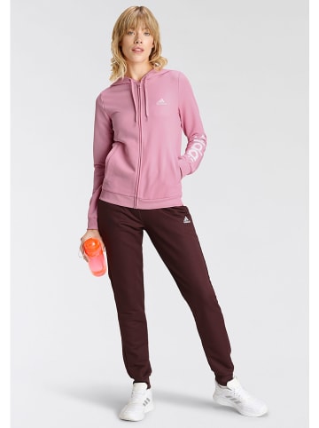 adidas Dres "Lin FT TS" w kolorze jasnoróżowo-bordowym