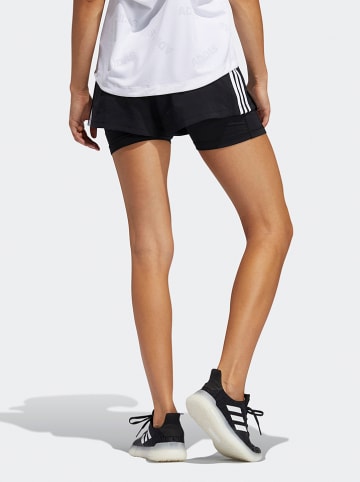 adidas Trainingsshorts "Pacer 3S 2 IN 1" in Schwarz