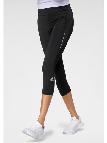 adidas Legginsy sporotwe "Own The Run 3/4" w kolorze czarnym