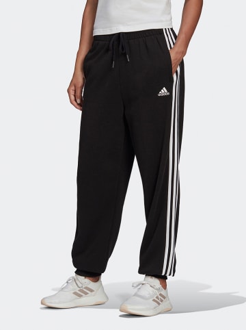 adidas Spodnie dresowe "W Lngwr PT" w kolorze czarno-białym