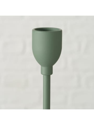 Boltze 3-delige set: kaarshouders "Malte" groen