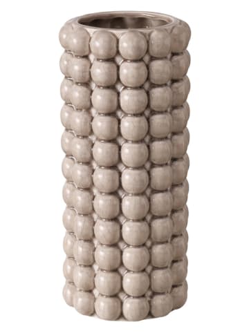 Boltze Vase "Morten" in Beige - (H)25 x Ø 11 cm