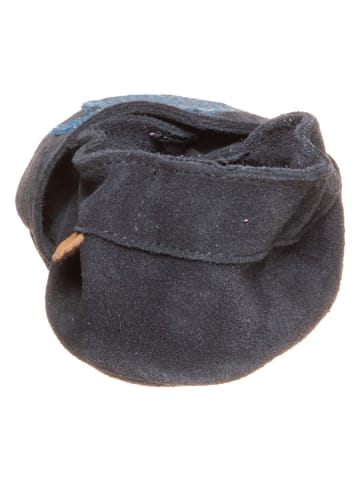 lamino Leder-Krabbelschuhe in Anthrazit