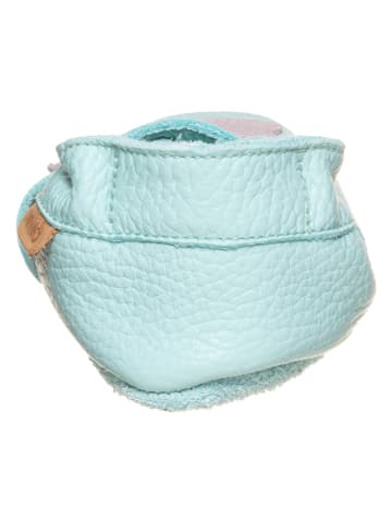 lamino Leren kruipschoentjes turquoise