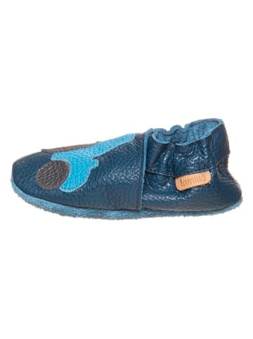 Lamino Leren kruipschoentjes blauw
