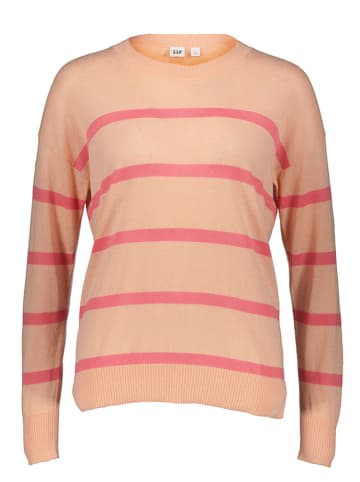 GAP Koszulka w kolorze brzoskwiniowo-różowym
