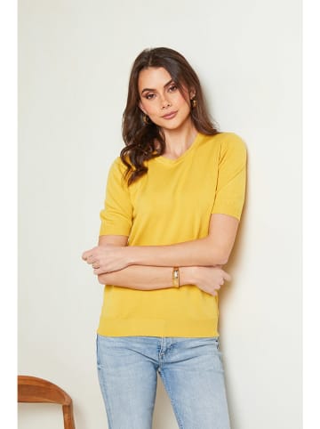 Soft Cashmere Sweter w kolorze żółtym