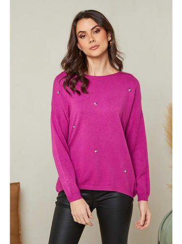 Soft Cashmere Sweter w kolorze fuksji
