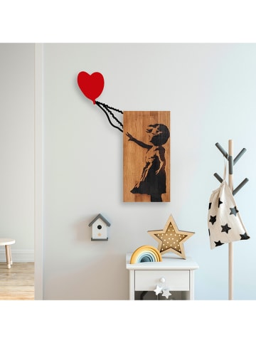 ABERTO DESIGN Dekoracja ścienna "Banksy" - 59 x 83 cm