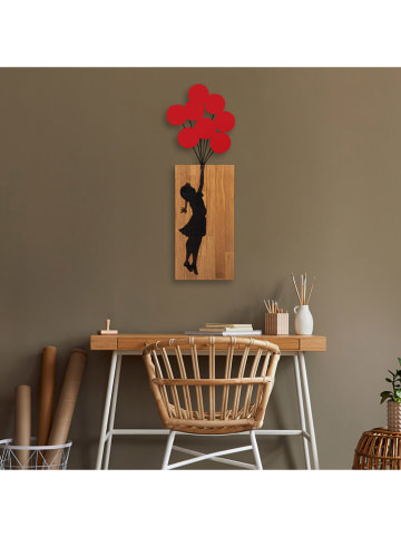 ABERTO DESIGN Dekoracja ścienna "Banksy" - 34 x 99 cm