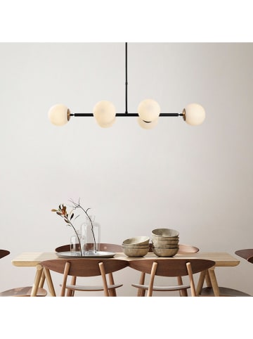 ABERTO DESIGN Hanglamp "Fazli" zwart/wit - (B)110 x (D)40 cm