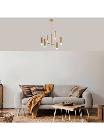ABERTO DESIGN Lampa wisząca "Gharib" w kolorze złotym - 55 x 55 cm