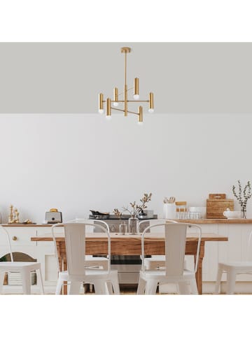ABERTO DESIGN Lampa wisząca "Gharib" w kolorze złotym - 55 x 55 cm