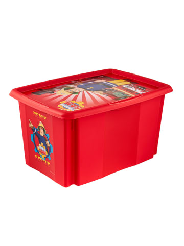 Keeeper Opbergbox "Brandweerman Sam" rood - (L)55,5 x (B)40 x (H)30 cm - 45 l