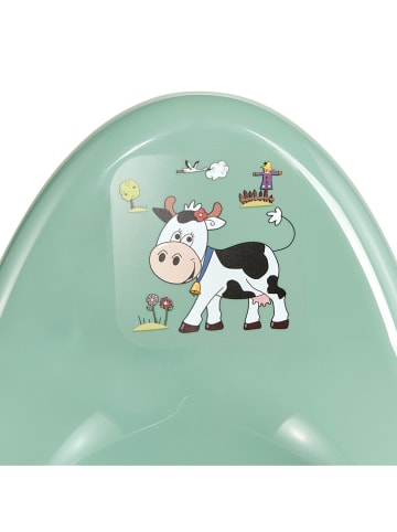 keeeper Nocnik "Funny farm" w kolorze zielonym - 38 x 27 x 23,5 cm