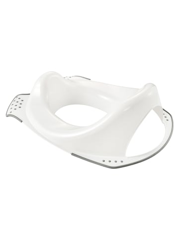 keeeper Kindertoilettensitz "Hippo" in Weiß/ Grau - (L)40 x (B)30 x (H)15 cm