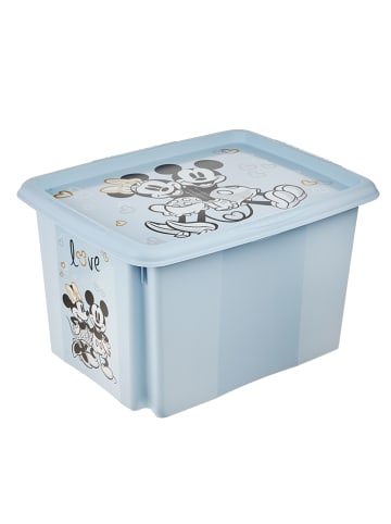 keeeper Opbergbox "Mickey" lichtblauw - (L)45 x (B)35 x (H)27 cm - 30 l