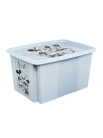 Keeeper Opbergbox "Mickey" lichtblauw - (L)55,5 x (B)40 x (H)30 cm - 45 l