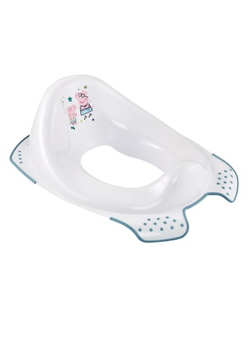 keeeper Kindertoiletzitje "Peppa" wit/lichtblauw - (L)40 x (B)30 x (H)15 cm