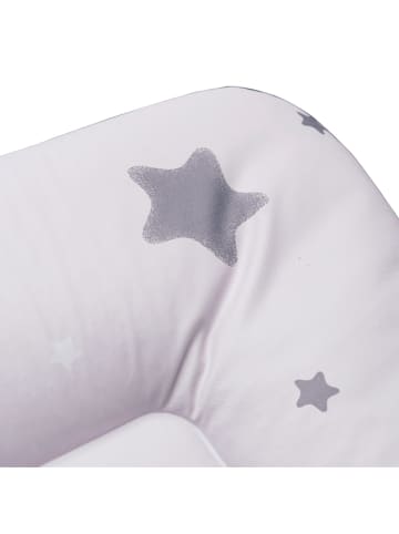 keeeper Mata "Stars" w kolorze biało-szarym do przewijania - 70 x 50 x 5 cm