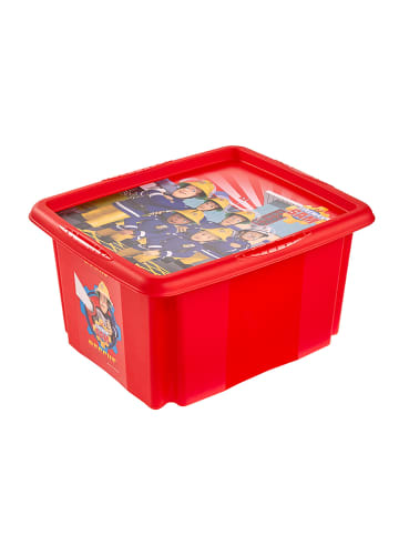 Keeeper Opbergbox "Brandweerman Sam" rood - (L)42 x (B)35,5 x (H)22,5 cm - 24 l