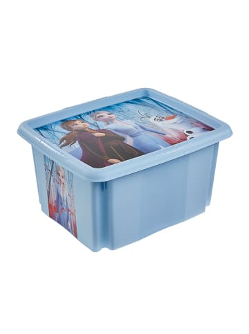 Keeeper Opbergbox "Frozen" lichtblauw - (L)42 x (B)35,5 x (H)22,5 cm - 24 l