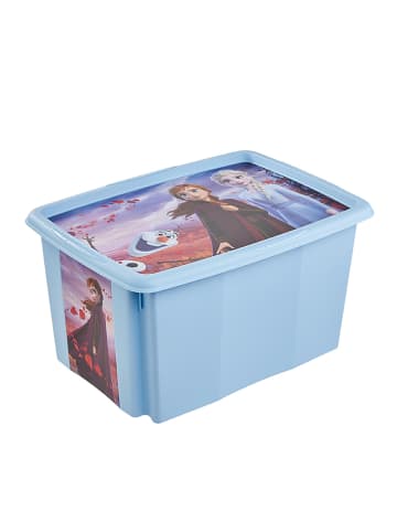 keeeper Opbergbox "Frozen" lichtblauw - (L)55 x (B)40 x (H)30 cm - 45 l