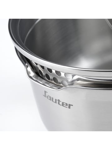 Sauter Deksel zilverkleurig - Ø 16 cm