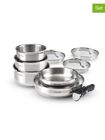 Sauter 9-delige kookgereiset zilverkleurig
