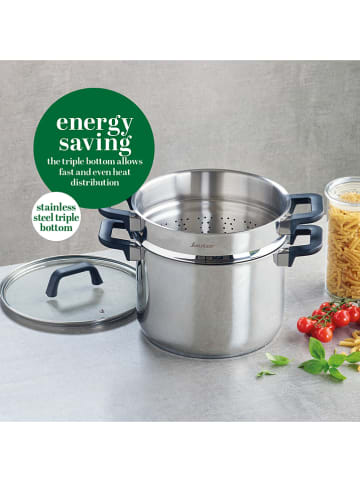 Sauter Roestvrijstalen pastapan - (H)24 x Ø 17 cm