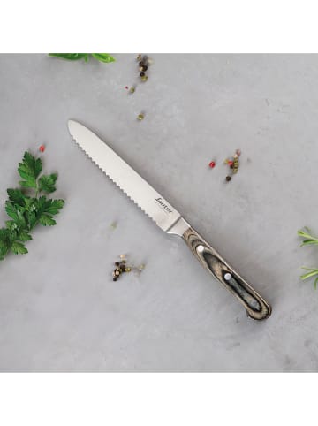 Sauter Gemüsemesser in Braun/ Silber - (L)14 cm