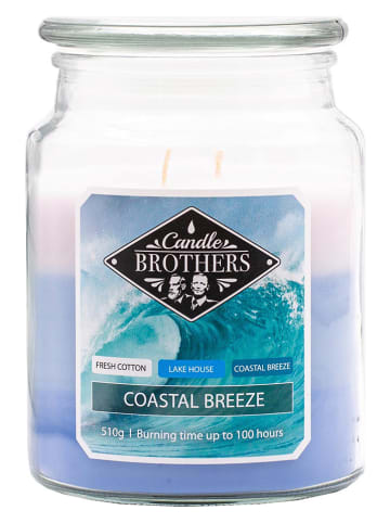 Candle Brothers Geurkaars "Coastal Breeze" paars - 510g