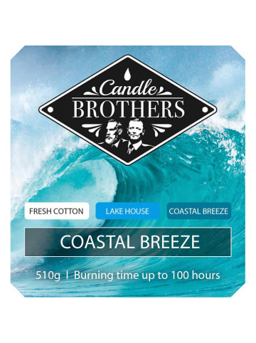 Candle Brothers Geurkaars "Coastal Breeze" paars - 510g