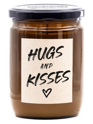 Candle Brothers Geurkaars "Hugs and Kisses" bruin - 360g