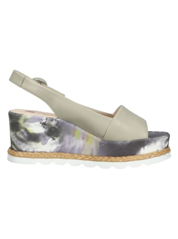 Högl Leren sleehaksandalen groen